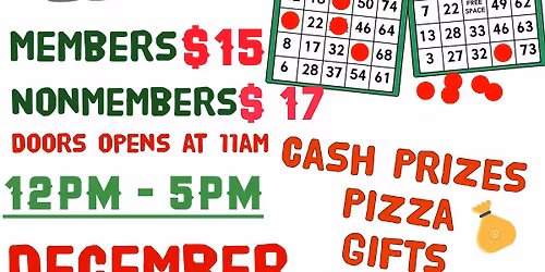 GHCD Christmas Bingo 