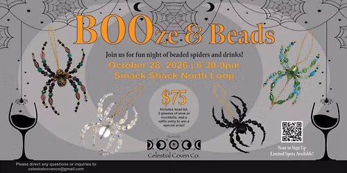 BOOze and Beads with Celestial Coven Co.