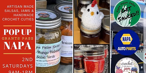 Napa Pop Up w\/ Papa Pelon & Crochet is my Jam in Grants Pass