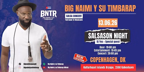 SalsaSon Night - Koncert m\/ BIG NAIMI & Su TimbaRap