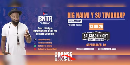 SalsaSon Night - Koncert m\/ BIG NAIMI & Su TimbaRap