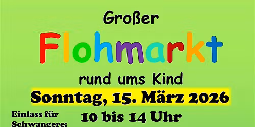 7. Kinder und Babyflohmarkt des Elternbeirats des Waldemar Bergner Kinderga