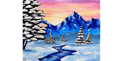 Winter Sunset - Paint and Sip in Houston | Classpop!\u2122