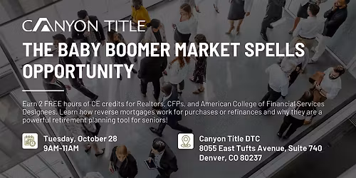 The Baby Boomer Market Spells Opportunity
