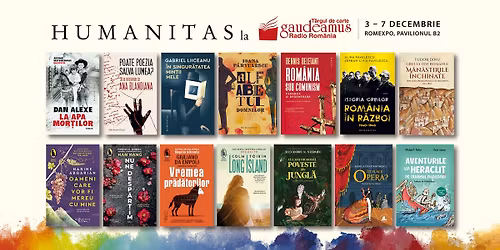 Humanitas, Humanitas Fiction, Humanitas Junior la Gaudeamus, 3\u20137 decembrie 2025, ROMEXPO
