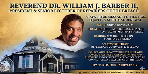 Reverend Dr. William J. Barber II, President & Senior Lecturer of Repairers of the Breach