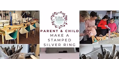 Parent & Child Make a stamped silver ring - jewellery making workshop.