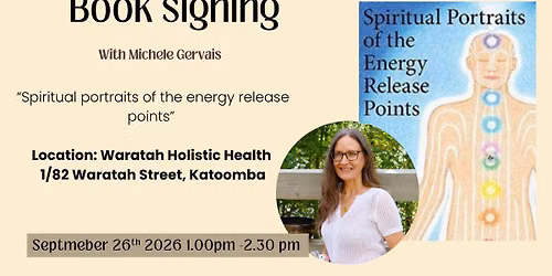 Michele GERVAIS Book Signing Waratah Holistic Health Katoomba