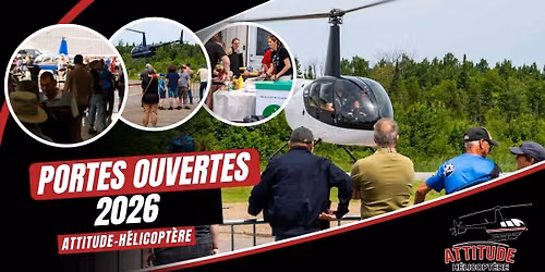 Journée portes ouvertes 2026 chez Attitude-Hélicoptère