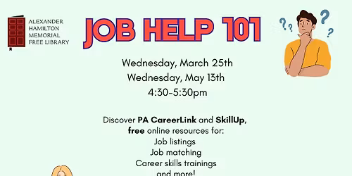Job Help 101 - Adults