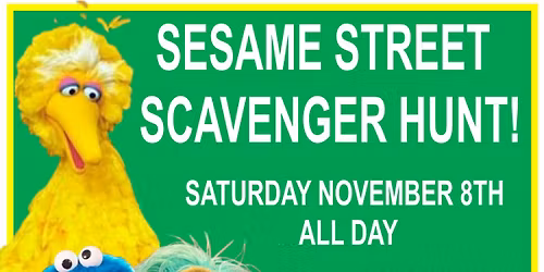 Sesame Street Scavenger Hunt