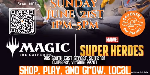 Magic The Gathering Super Heroes 06.21.26 @Collector's Den