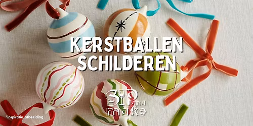 Kerstballen schilderen - workshop