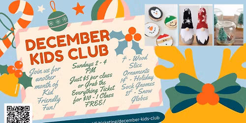 SAVE THE DATE! December Kid's Club