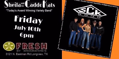 FRESH FREE CONCERT \/ SHEILA AND THE CADDO KATS