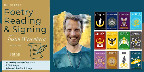 Poetry Reading and Signing with Justin Wesenberg