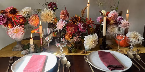 Tea Tasting x Autumn Floral Arrangement
