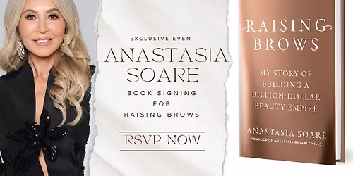 Anastasia Soare Raising Brows Book Signing