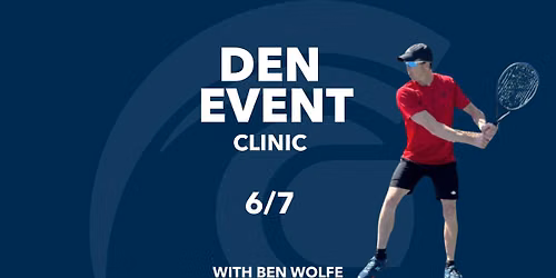 Fix My Groundstrokes: Free Clinic with Coach Ben Wolfe 6\/7
