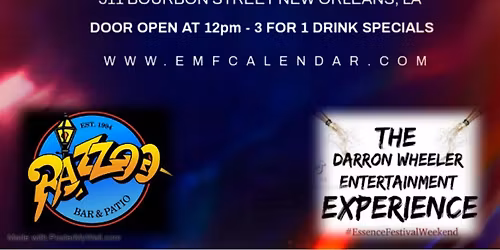 RNB SUNDAY with Darron Wheeler Entertainment