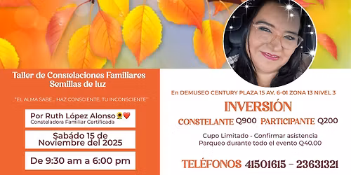 Taller de constelaciones familiares "Semillas de Luz"