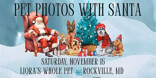 LOVEPAWS Pet Photos with Santa Fundraiser