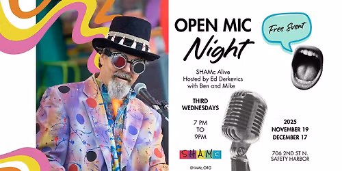 SHAMc Alive: Open Mic Night