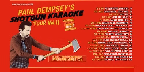 Paul Dempsey - Shotgun Karaoke Vol. II Regional Tour