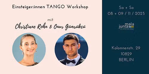 Tango Einsteiger*innen Workshop mit Christiane Rohn & Onur G\u00fcmr\u00fckc\u00fc