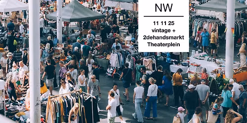 Vintage + tweedehandsmarkt Theaterplein