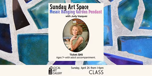 Mosaic Hanging Garden Pendant with Judy Vazquez