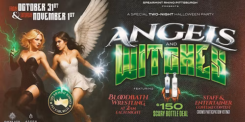 Angels and Witches: A Two-Night Halloween Party \u200d-Spearmint Rhino Pittsburg