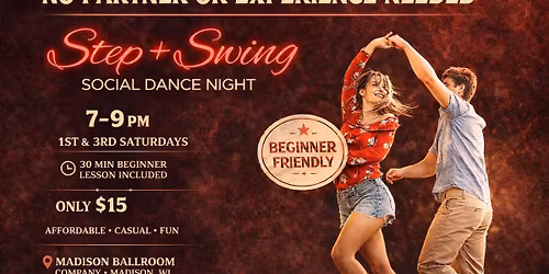 Step + Swing Social Dance Party