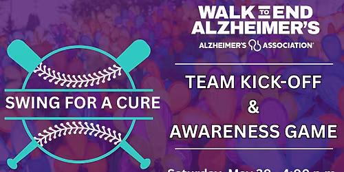 WTEA Team Kickoff - Swing for a Cure with Blue Ribbons Baseball