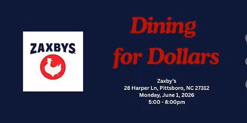 Dining for Dollars at Zaxby's Pittsboro