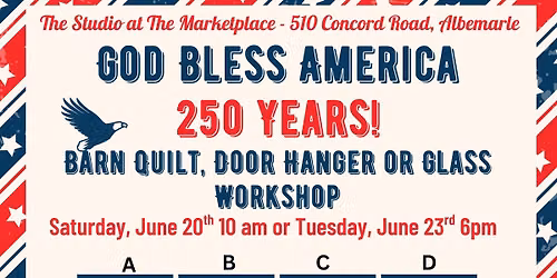 NEW DATE God Bless America "250" Years Workshop
