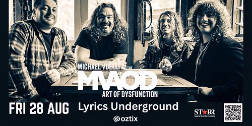 Michael Vdelli and The Art of Dysfunction @ Lyric's Underground w Special Guests "SOMETHING ELSE"
