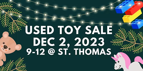 St Thomas Used Toy Sale