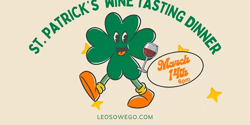 St. Patricks Wine Tasting Dinner