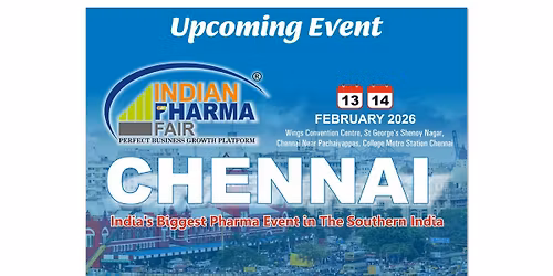 Indian Fharma Fair Chennai Tamilnadu #chennai2026 