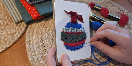 Woven Christmas Card workshop