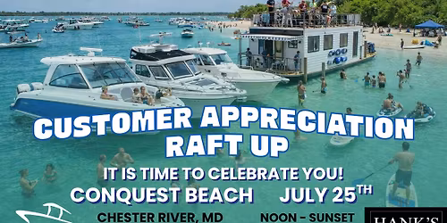 ABS x Hank's Customer Appreciation Raft-Up