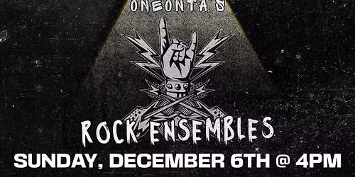 SUNY Oneonta Rock Ensembles Concert \/ Foothills, Oneonta