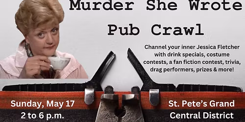 Murder She Wrote Pub Crawl 