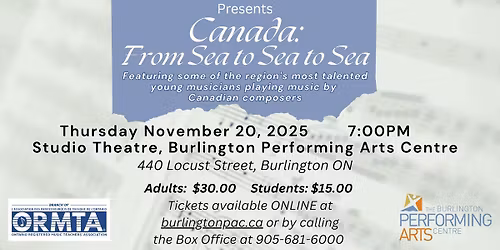 Canada: From Sea to Sea to Sea