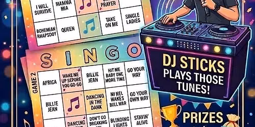 SINGO BINGO- open to all!!!