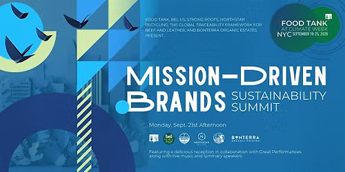 Climate Week NYC: Mission Driven Brands Sustainability Summit