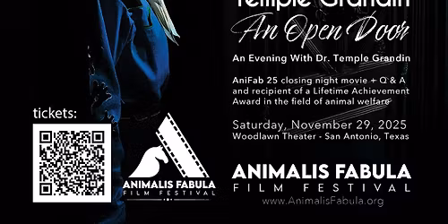 An Evening With Temple Grandin Live at AniFab 25!