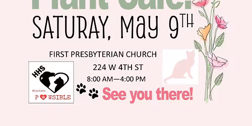 \ud83d\udc3e Heartland Humane Society Plant Sale! (May 9th)