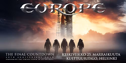 Europe \u2013 The Final Countdown 40th Anniversary Tour